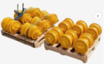 Suitable for PC200-7 PC200-8 idler 21T-30-00540 Xinyuan Yuanshan Machinery 65-75-8-9 wheeled excavator